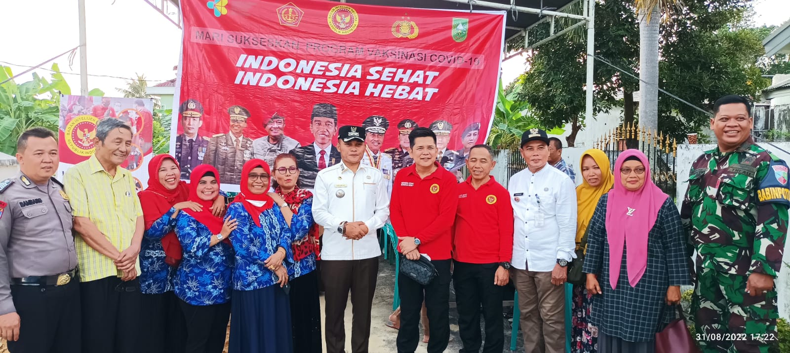 Camat Bukitraya Apresiasi BINDA Riau Sukseskan Vaksinasi Pada Tingkat RT dan RW