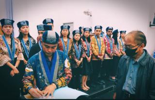Ketum GMKI Lantik Pengurus Pekanbaru, Senior: Dipuji Tidak Terbang, Dihina Tidak Tumbang..