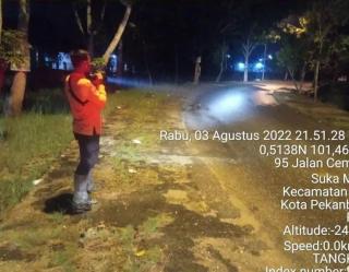 Waspada Banjir, BPBD Pantau Debit Air Sungai Sail Saat Hujan Mengguyur