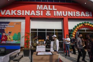 Keren! Pertama di Indonesia, Gubri Resmikan Mall Vaksinasi COVID-19 dan Imunisasi Rutin