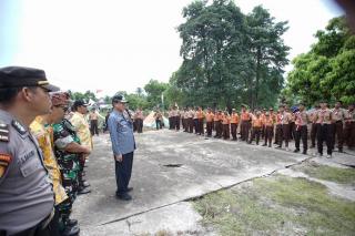 Bupati Wardan Tinjau Perjusami Pramuka Kartir Ranting Pulau Burung