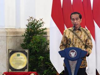 Presiden Jokowi Tegaskan Komitmen Jamin Ketercukupan Pangan Nasional