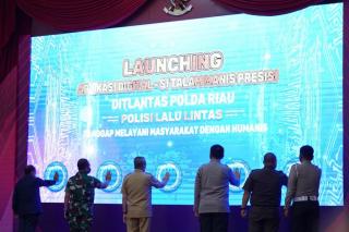 Polda Riau Launching Aplikasi Layanan Digital Si Talam Manis Presisi