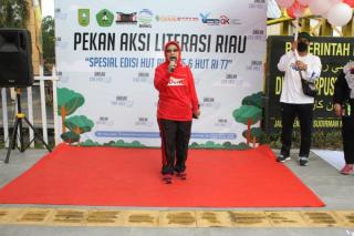 Sempena Hari Jadi ke-65 Riau, Dispersip Riau Gelar Literasi Bersama