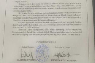 Surati Gubri, Ketum PGI Riau Minta Maaf Soal Joget Erotis