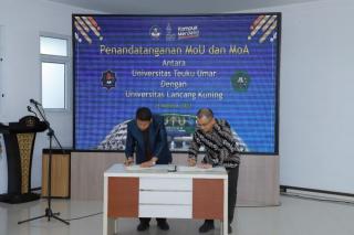 Universitas Teuku Umar dan Unilak Teken MoU Implementasi MBKM