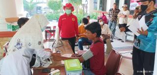 Ciptakan Herd Imunity, Binda Riau Kolaborasi Vaksinasi dengan Camat Marpoyan Damai