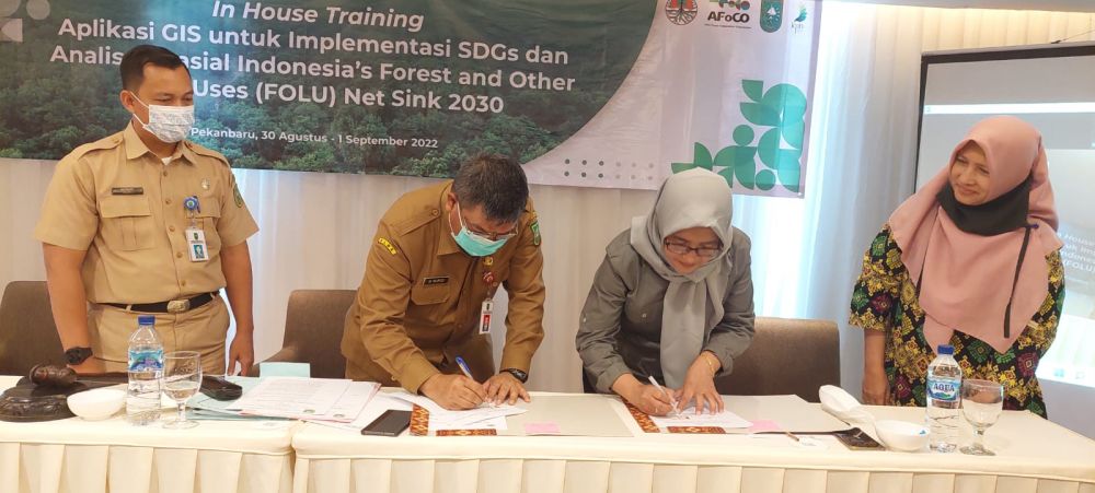 DLHK Riau MoU Pengelolaan Kawasan Hutan Bersama PSIPHB