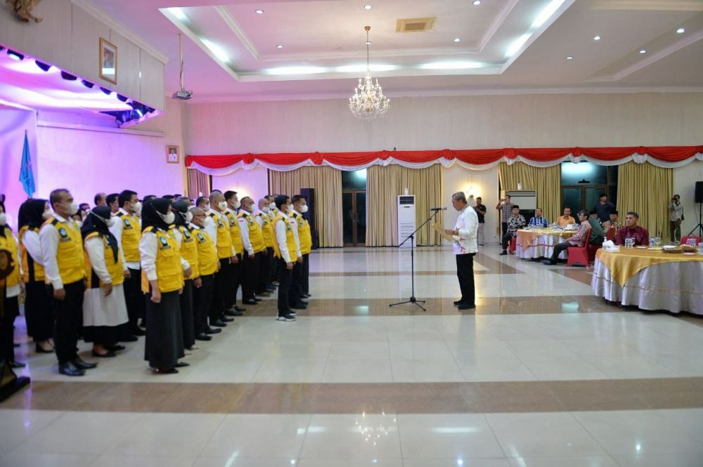 Gubri Syamsuar Kukuhkan Satgas PANTAS Provinsi Riau, Ini Tugasnya