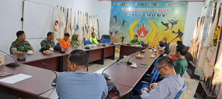 KONI Bengkalis Matangkan Persiapan Jelang Proprov Riau 2022 di Kuansing