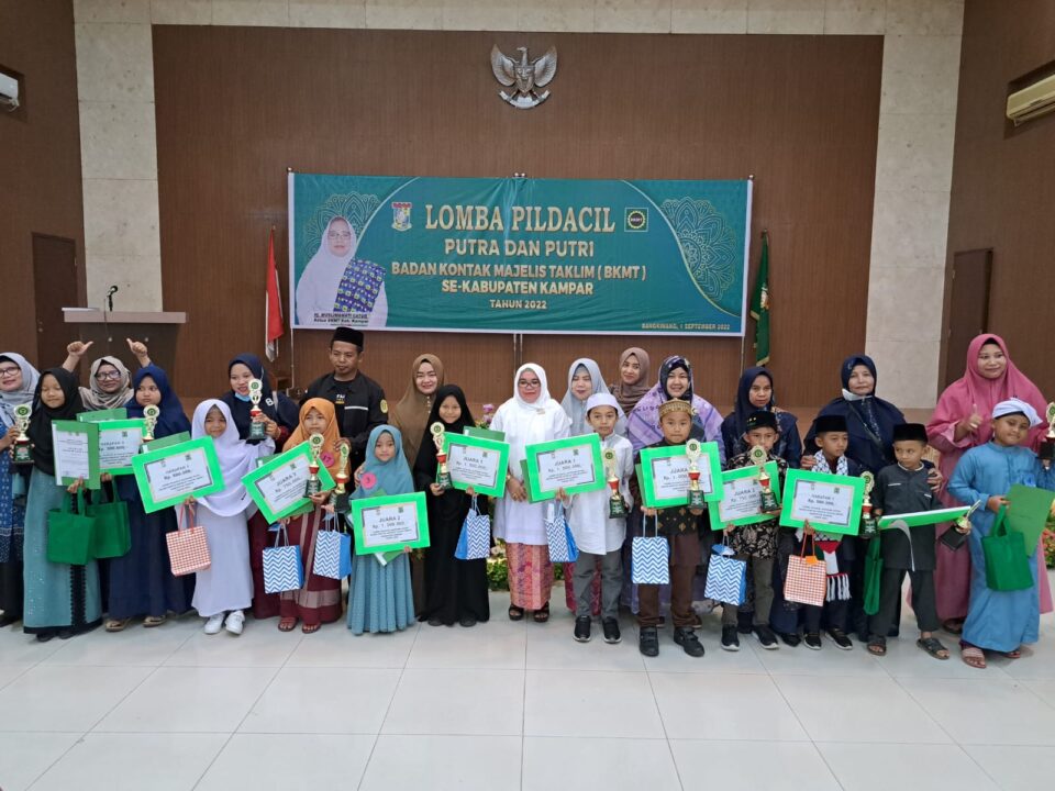 BKMT Kampar Gelar Lomba Pidato Dai Cilik