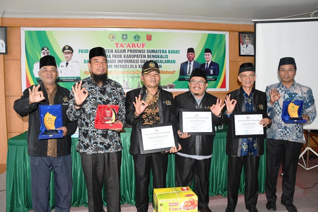 FKUB Bengkalis Terima Kunjungan Silaturahmi FKUB Kabupaten Agam