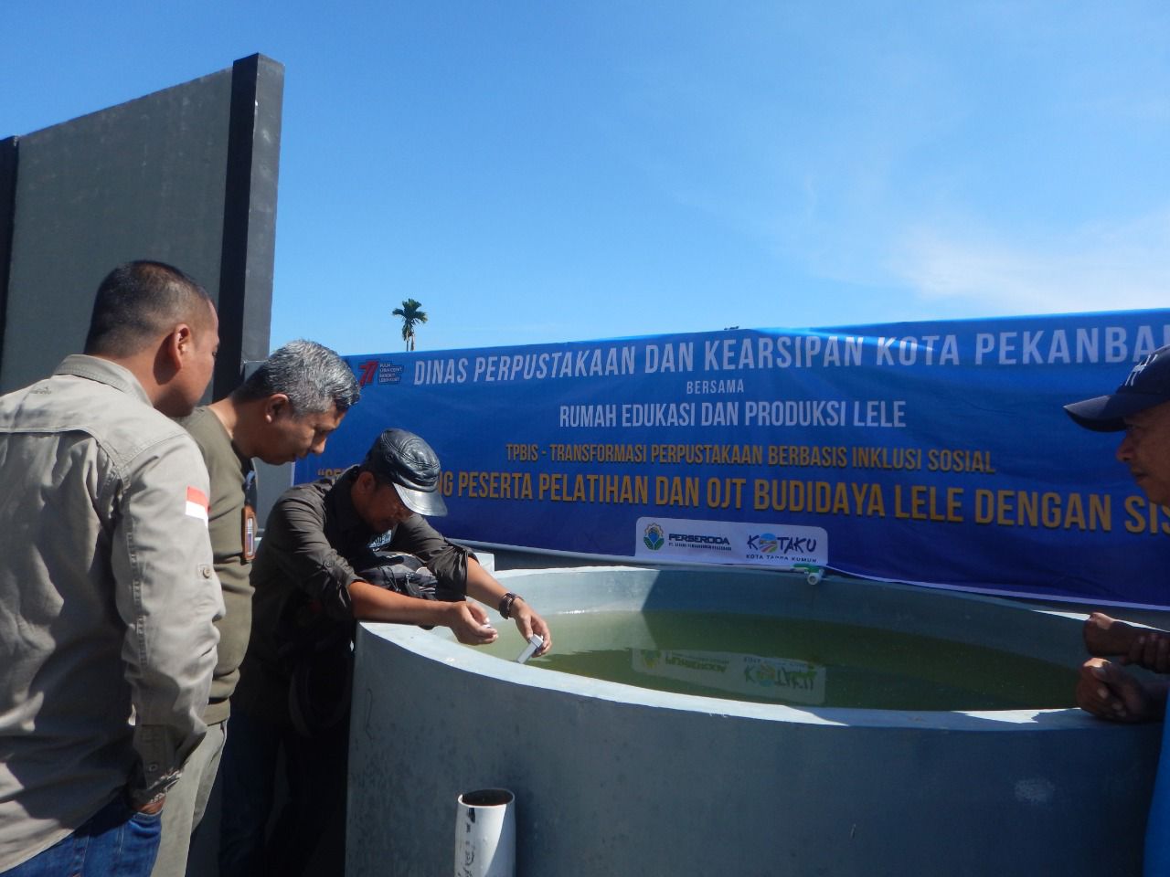 Dispusip Berikan Pelatihan Budidaya Lele untuk Masyarakat PekanbaruÂ