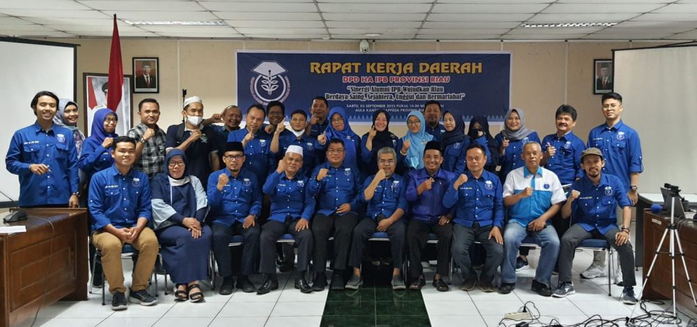 DPD Himpunan Alumni IPB Riau Gelar Rapat Kerja