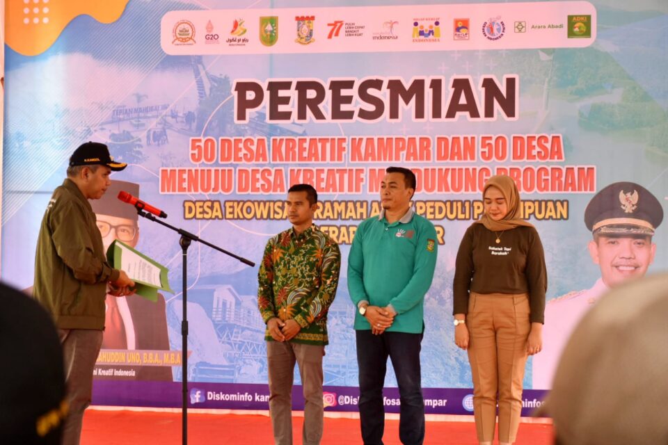 Pj Bupati Kampar Kukuhkan Pengurus Koperasi Syariah Digital UMKM Desa Kreatif