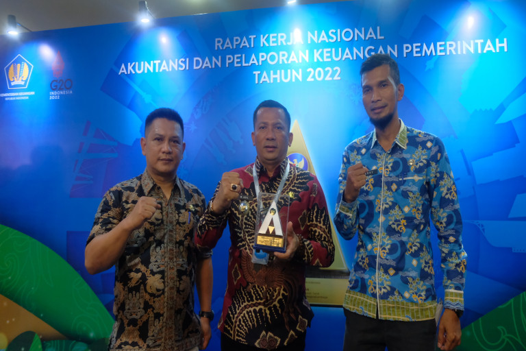 Bupati Meranti Terima Penghargaan dari Menteri Sri Mulyani