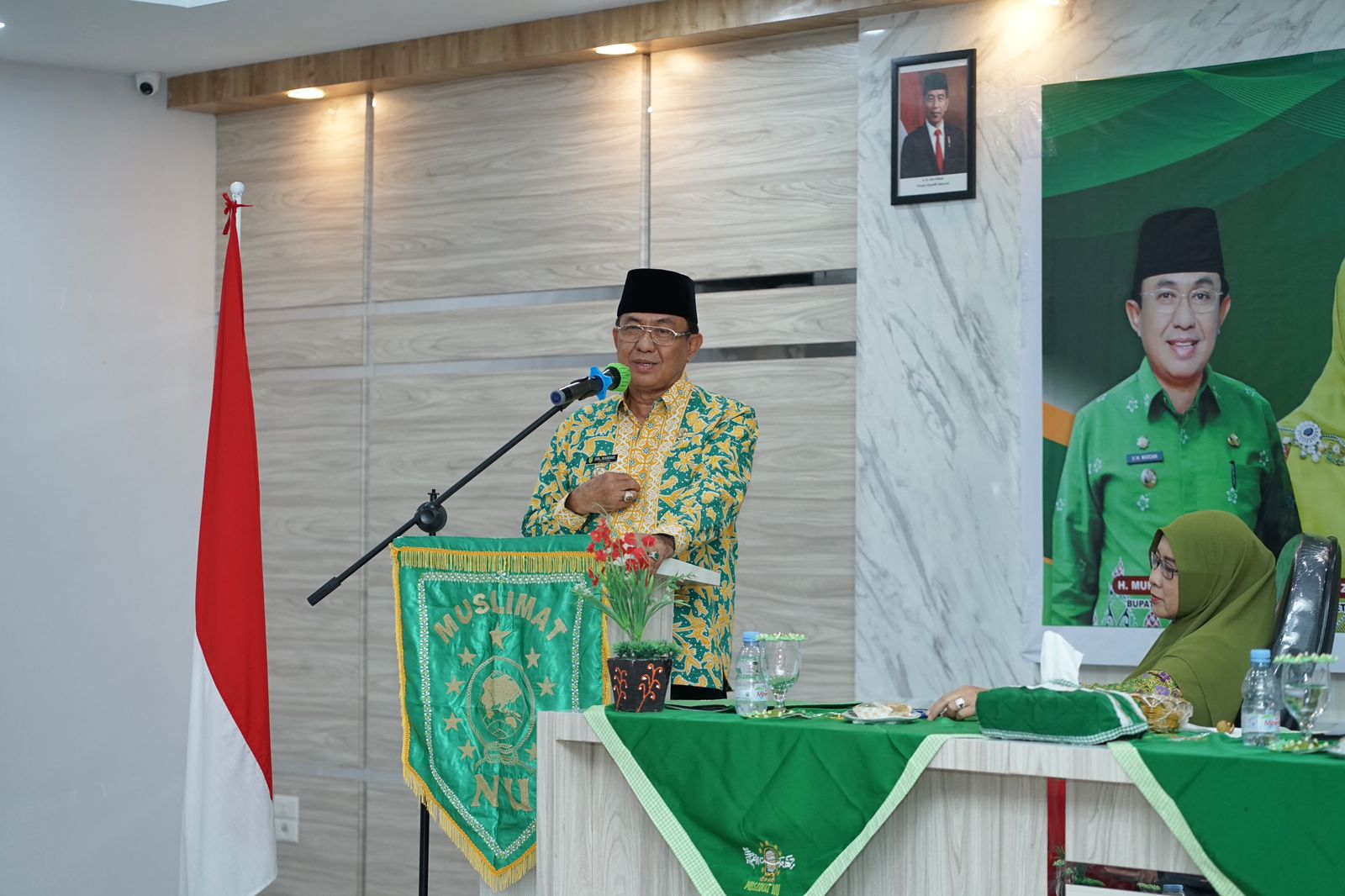 Bupati Wardan Buka Kegiatan Public Speaking Anggota PC Muslimat NU