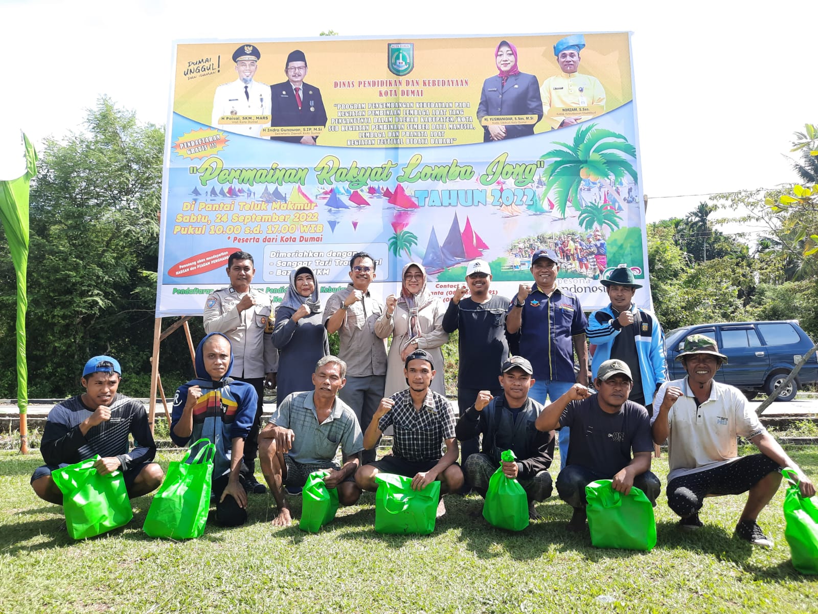 Lestarikan Permainan Rakyat, Disdikbud Dumai Gelar Lomba Jong