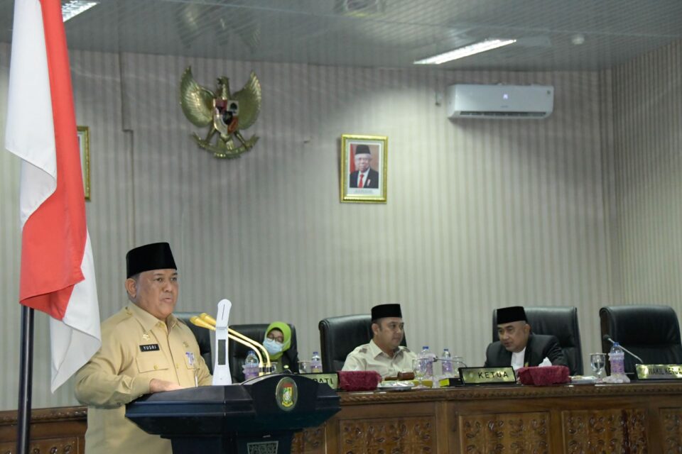 Sekda Kampar sampaikan Ranperda Perubahan APBD Tahun Anggaran 2022