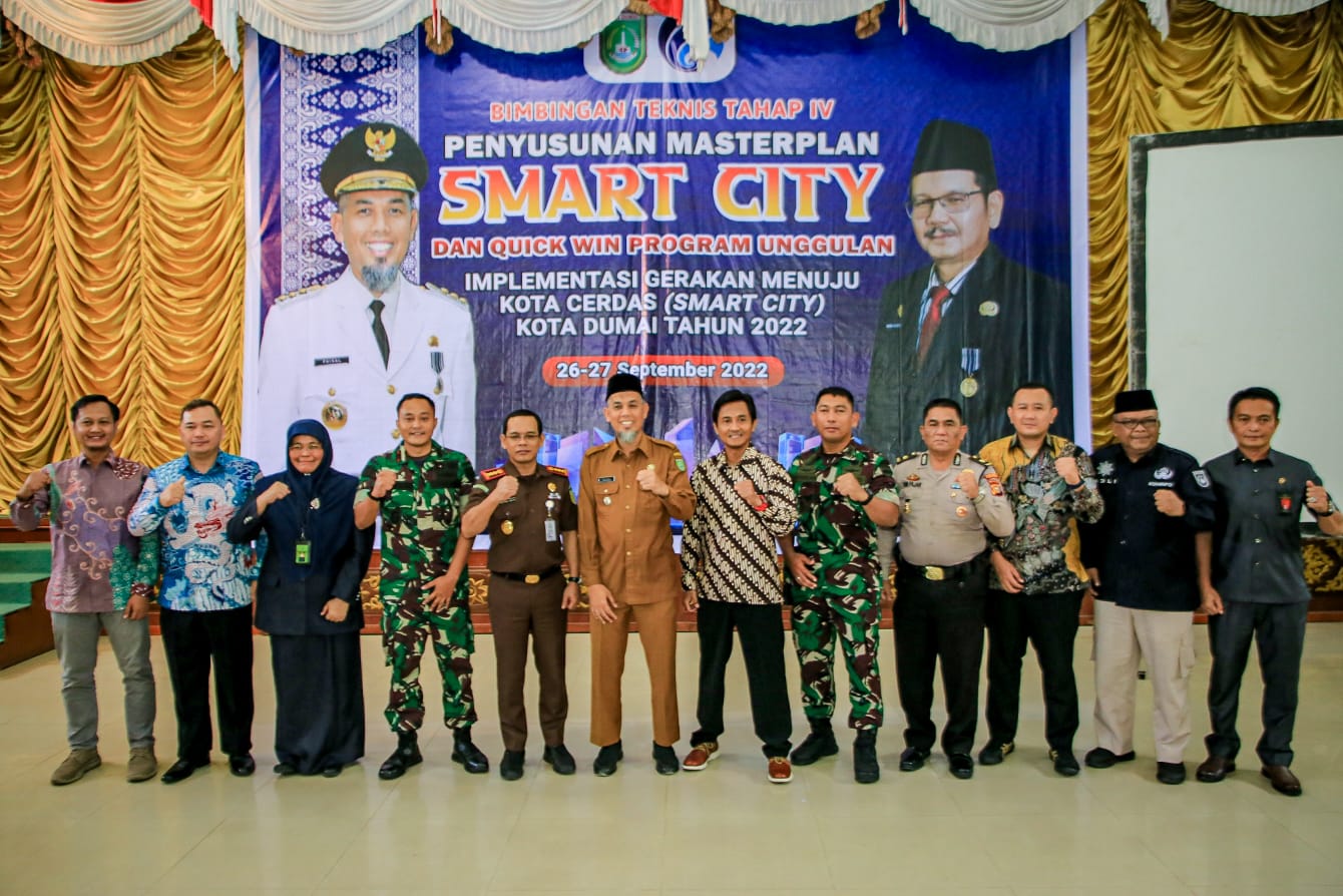 Menuju Kota Cerdas, Wako Dumai Launching Aplikasi SPBE