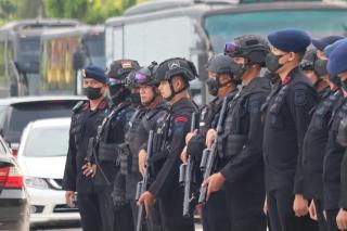 723 Personel Diturunkan Amankan UNRAS Tolak Kenaikan BBM di DPRD Riau