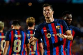 Robert Lewandowski Hat-trick, Barcelona Bungkam Viktoria Plzen dengan Skor 5-1