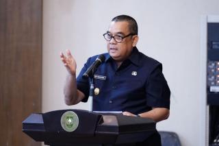 Wagubri Bahas Tol Laut di Riau Bersama Tim Dewan Ketahanan Nasional RI