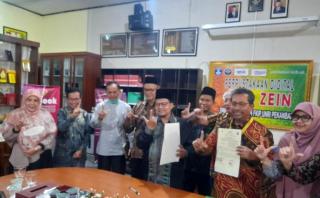 SMA YLPI Riau Teken MoU dengan SMK Labor Binaan FKIP UNRI