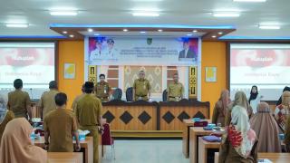 Pj Setda Wakili Bupati Rohil Launching Aplikasi Sialang