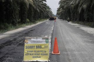 Begini Progres Pembangunan Jalan Alternatif Pekanbaru-Siak di PT SIR