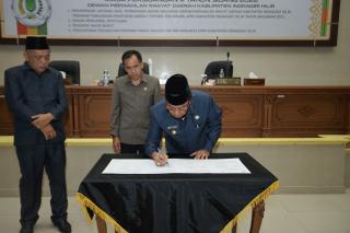 Pemkab dan DPRD Setujui Perubahan APBD Inhil 2022