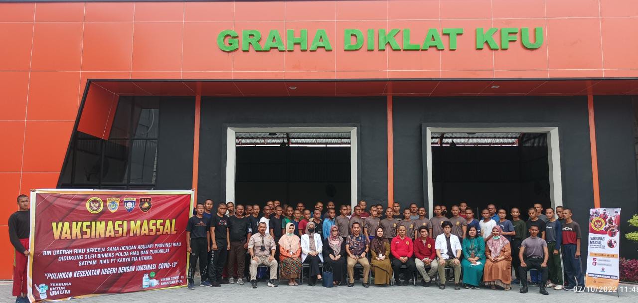 BINDA Riau Sukses Gelar Vaksinasi Massal Bersama Abujapi