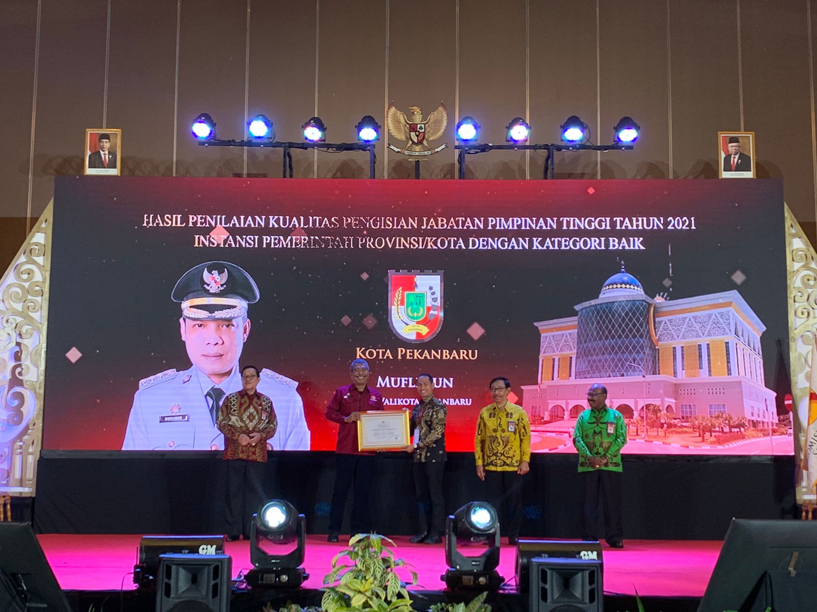 Pemko Pekanbaru Raih Anugerah Kualitas Pengisian Jabatan Pimpinan Tinggi Pratama dari KASN
