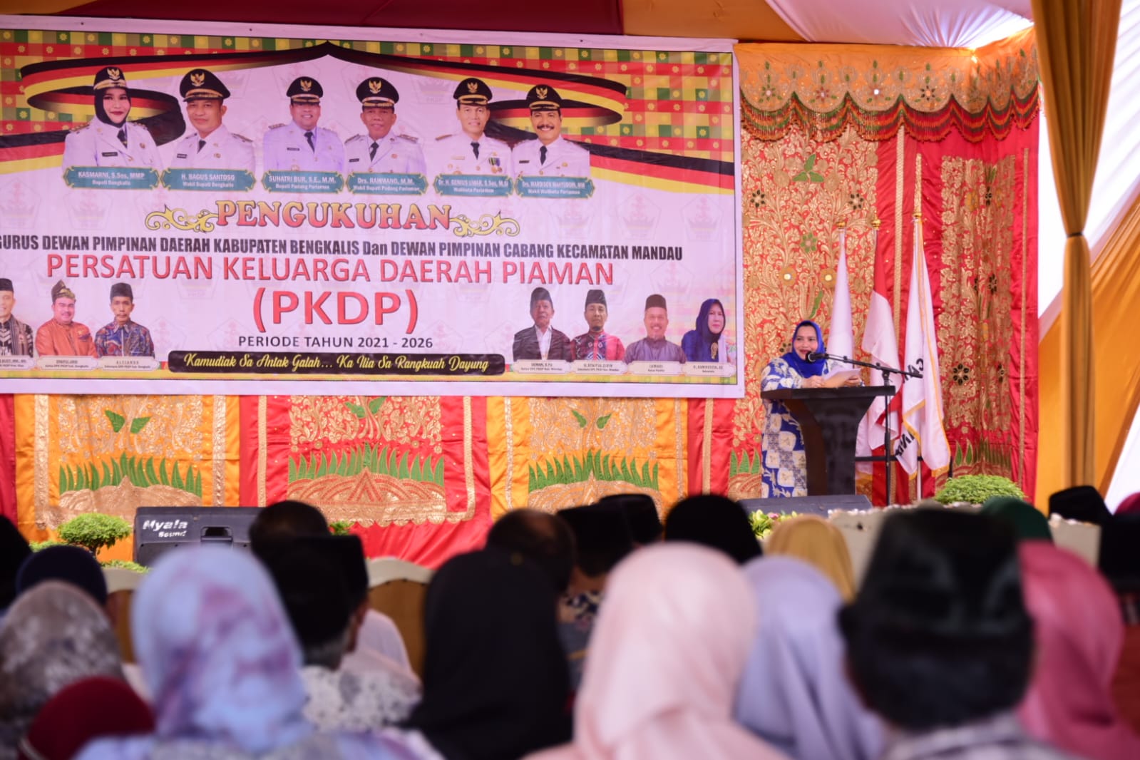 Bupati Kasmarni Ajak Persatuan Keluarga Daerah Pariaman Berkolaborasi Bangun Bengkalis