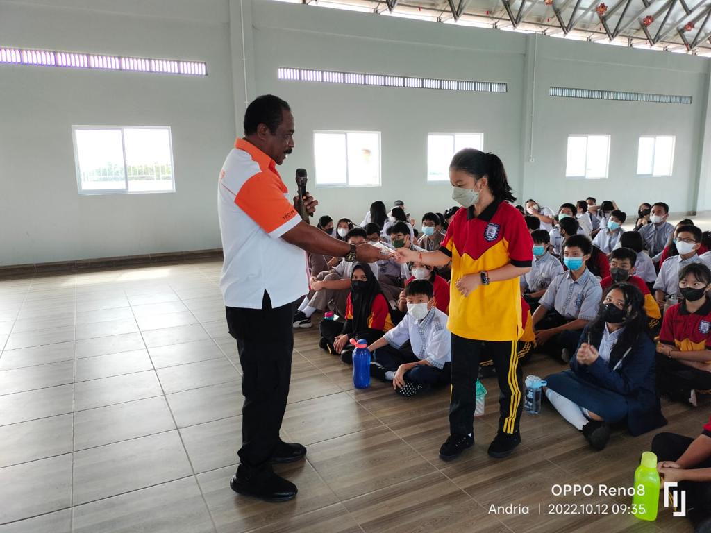 BPBD Sosialisasi Penanggulangan Bencana di SMP dan SMA Witama