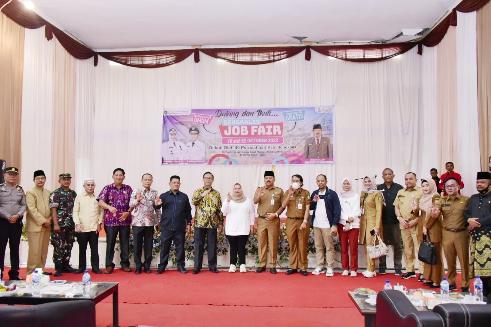 Ribuan Pencaker Antusias Ikuti Job Fair Pemkab Bengkalis di Mandau