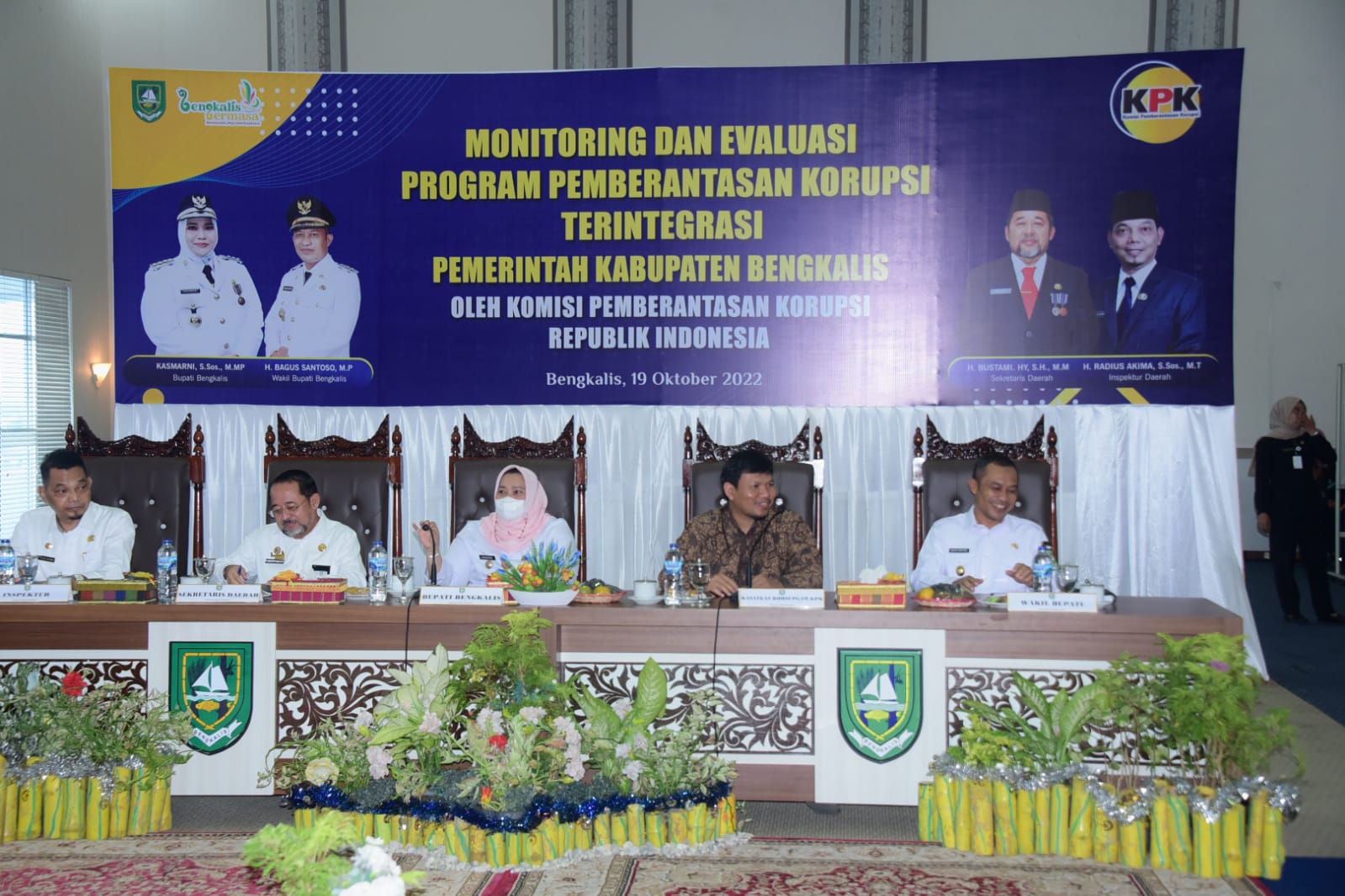 Bupati Kasmarni Sambut Baik dan Apresiasi Kepada Tim Monitoring dan Supervisi KPK RI