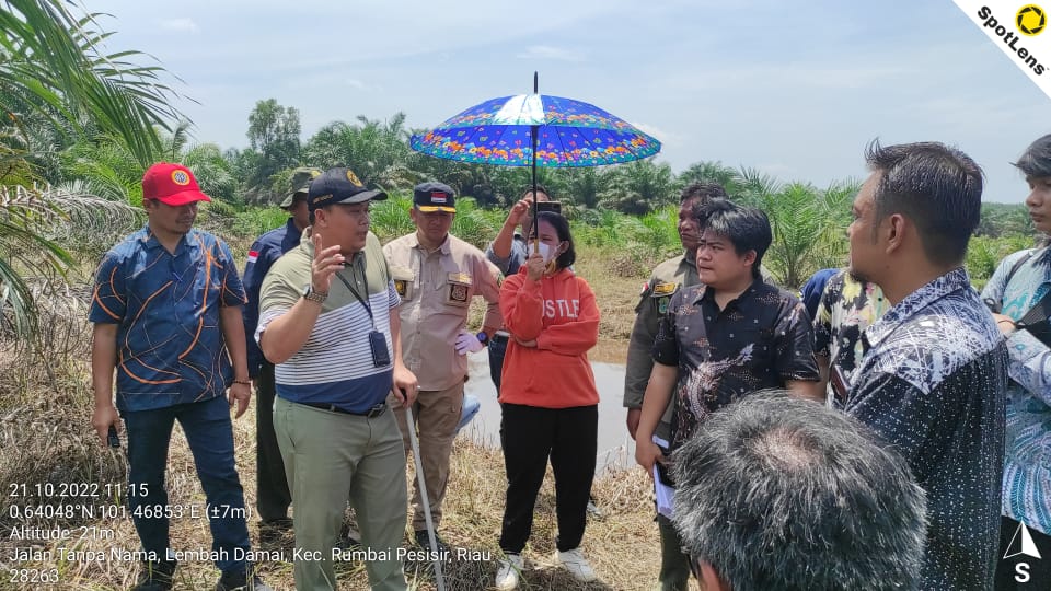 Pengadilan Negeri Pekanbaru Gelar Sidang Lapangan Antara LPPHI vs PT CPI