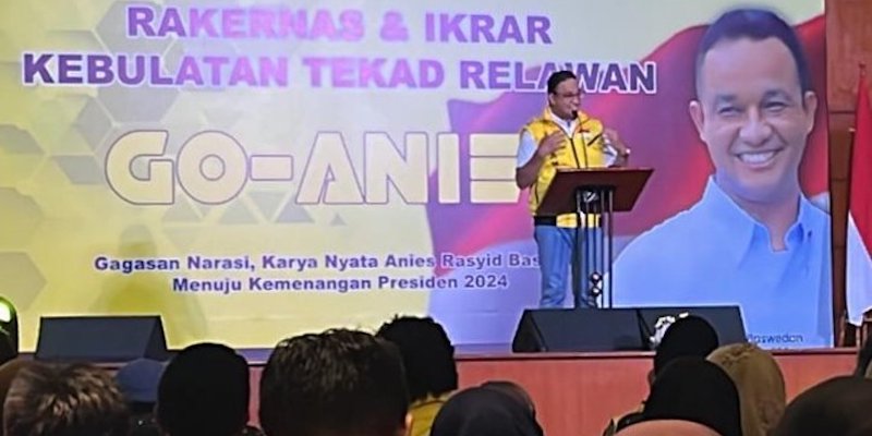 Relawan Go-Anies Siap Rebut Kursi Presiden RI