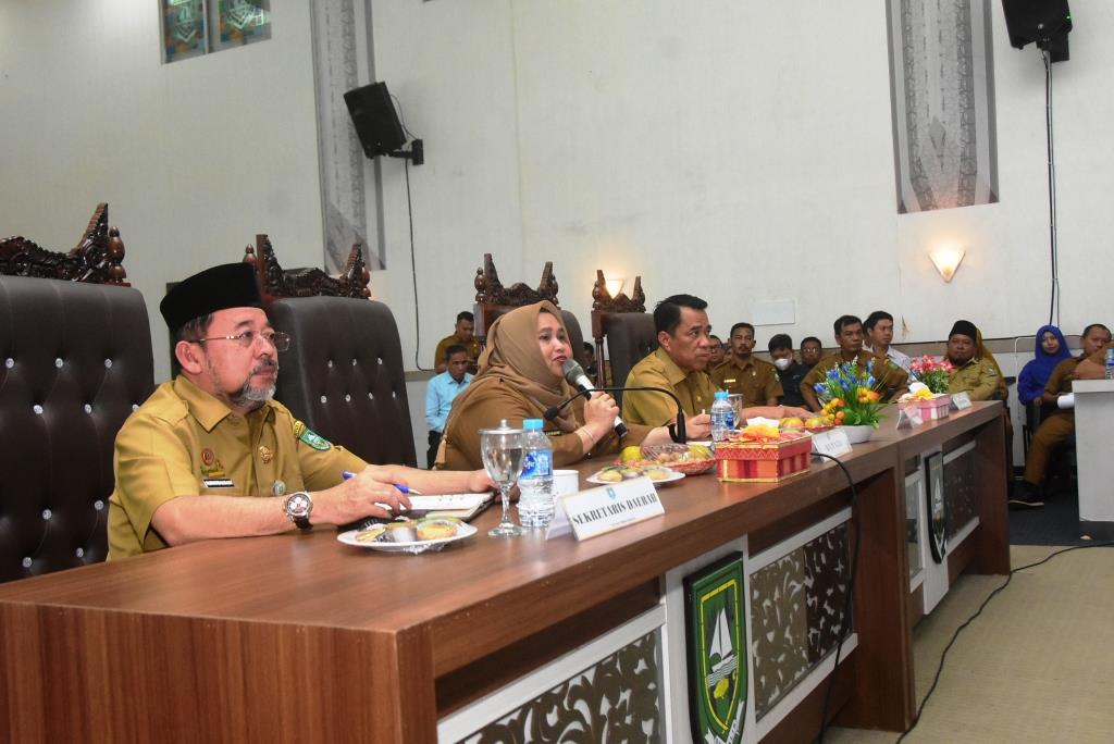 Bupati Kasmarni Minta Desa Percepat Penyerapan Anggaran Bermasa