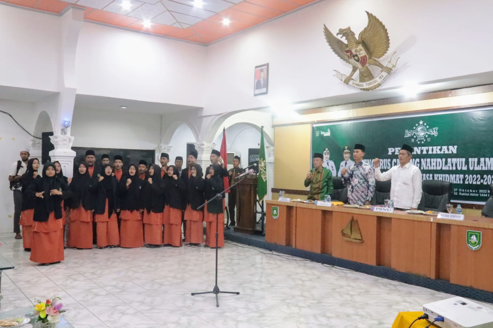Bupati Lantik Pengurus Cabang Nahdatul Ulama Kabupaten Bengkalis Masa Khidmat 2022 - 2027