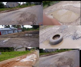 Jalan Lintas Air Molek-Peranap Rusak, DPP SPKN Pertanyakan Realisasi Anggaran UPT IV PUPR Riau