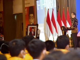 Presiden Jokowi Lepas Pekerja Migran dengan Skema G to G ke Korea Selatan