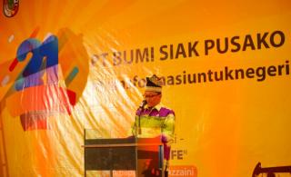 Sekda Siak Arfan Usman Hadiri Syukuran PT Bumi Siak Pusako