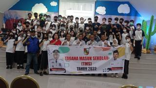 Dinsos Pekanbaru Taja Kegiatan TMS di SMA Kalam Kudus
