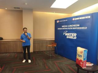 Pertama di Indonesia, PT Cemindo Gemilang Perkenalkan Semen Merah Putih WatershieldÂ 