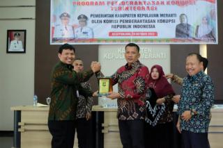 Sambut Baik Program Pemberantasan Korupsi, Nilai MCP Meranti Nomor 4 se-Provinsi Riau