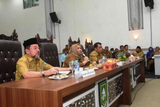 Bupati Kasmarni Minta Desa Percepat Penyerapan Anggaran Bermasa