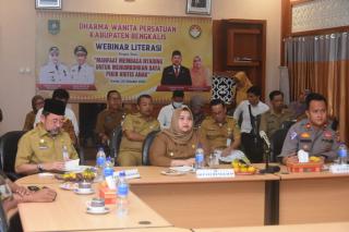 Digelar Virtual, Bupati Bengkalis Ikuti Pengendalian Inflasi Daerah