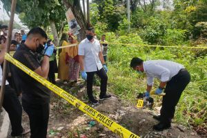 Geger! Ada Mayat Bayi Ditemukan di Pinggir Jalan Lintas Pekanbaru-Bangkinang